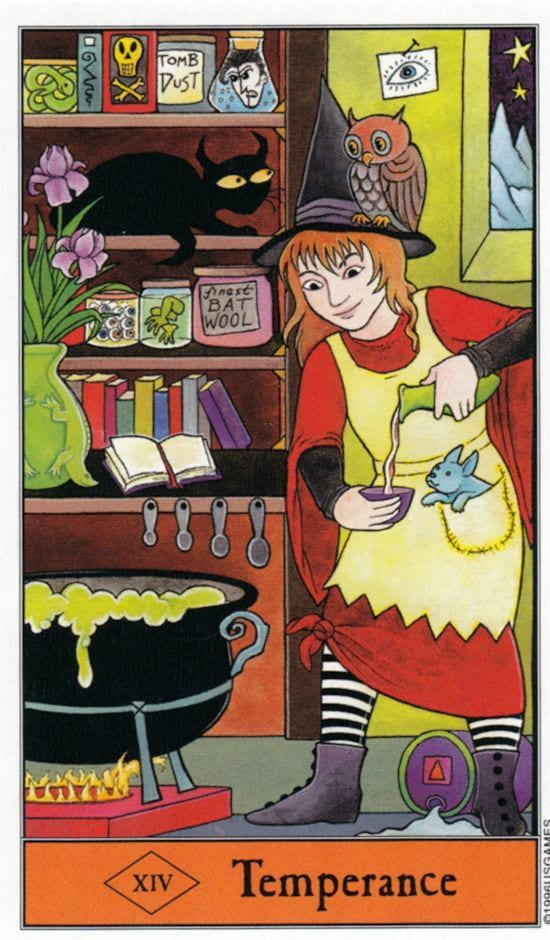 Temperance — Halloween Tarot