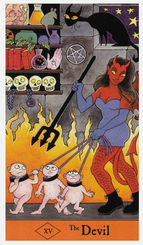 The Devil — Halloween Tarot