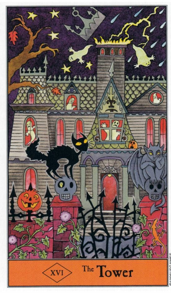 The Tower — Halloween Tarot