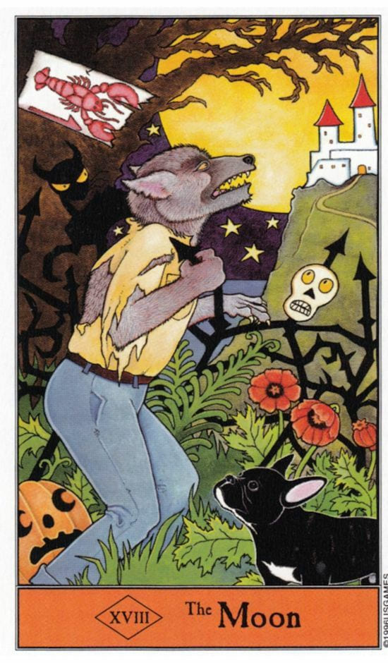 The Moon — Halloween Tarot