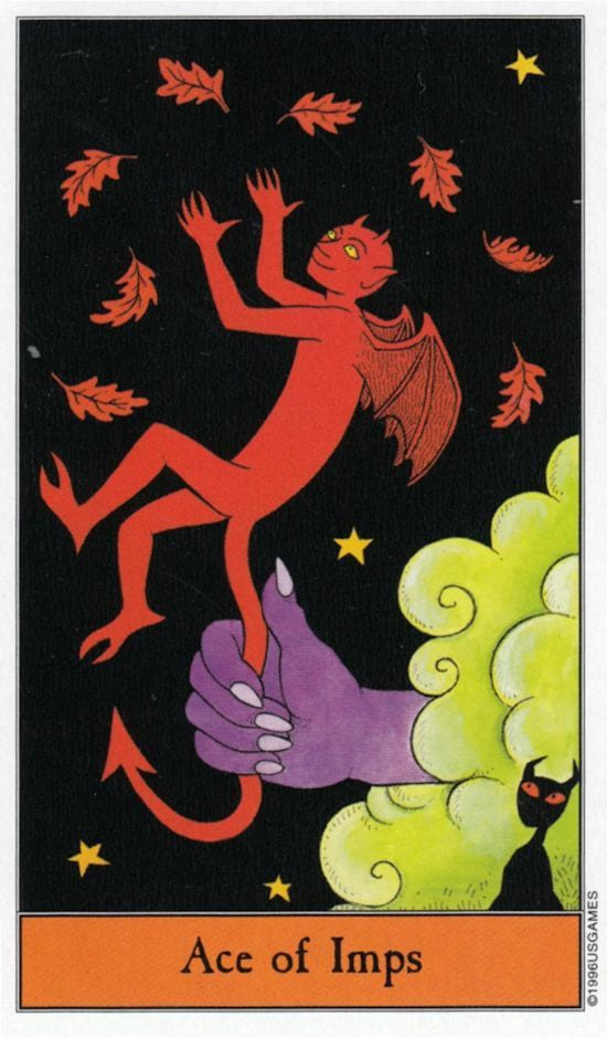 Ace of Wands — Halloween Tarot