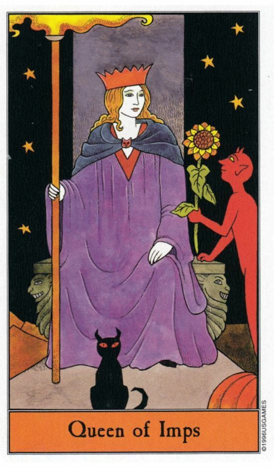 Queen of Wands — Halloween Tarot