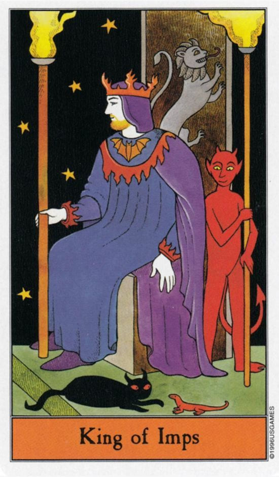 King of Wands — Halloween Tarot
