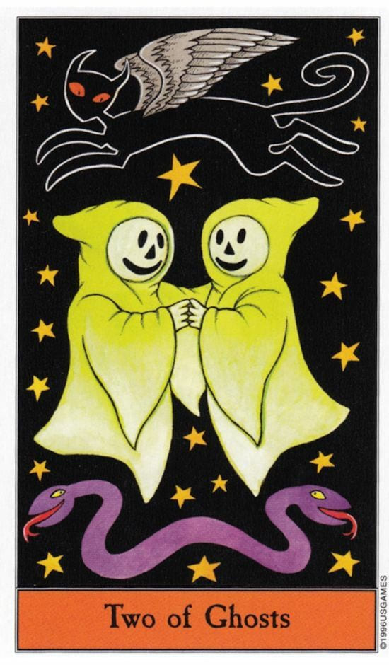 Two of Cups — Halloween Tarot