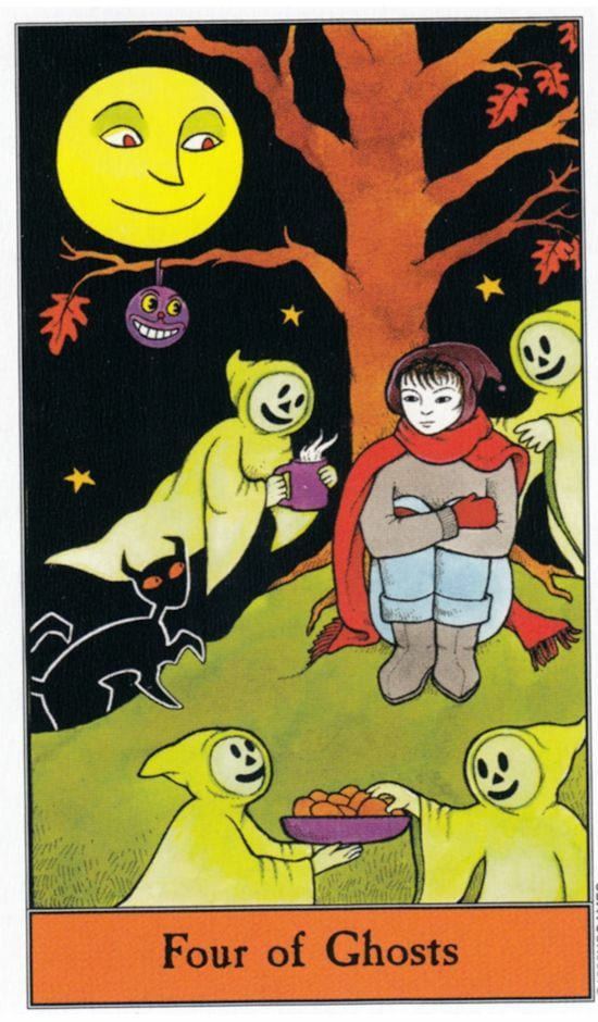 Four of Cups — Halloween Tarot