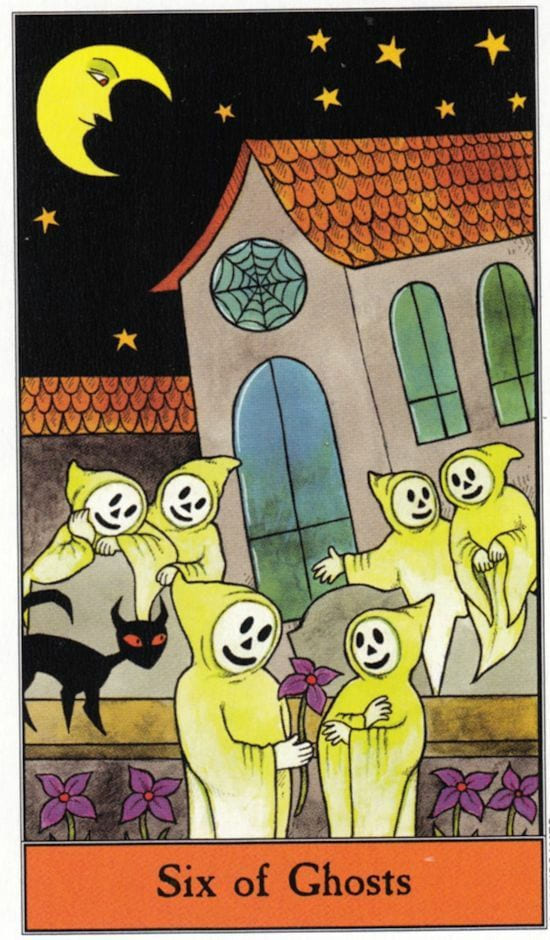 Six of Cups — Halloween Tarot
