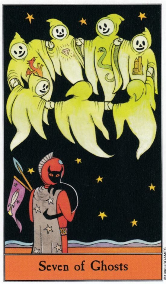 Seven of Cups — Halloween Tarot