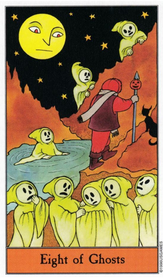Eight of Cups — Halloween Tarot