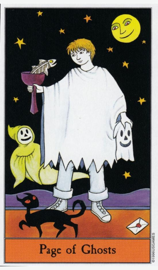 Page of Cups — Halloween Tarot