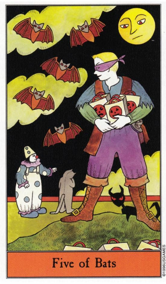 Five of Swords — Halloween Tarot