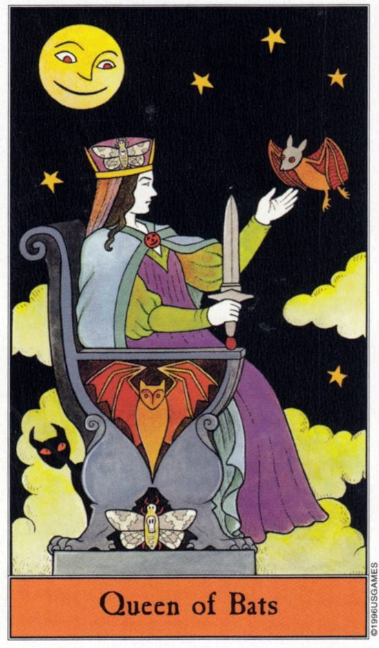 Queen of Swords — Halloween Tarot