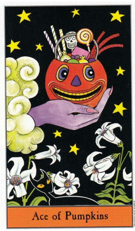 Ace of Pentacles — Halloween Tarot