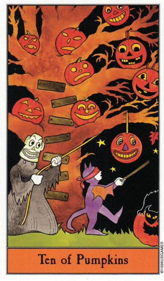 Ten of Pentacles — Halloween Tarot