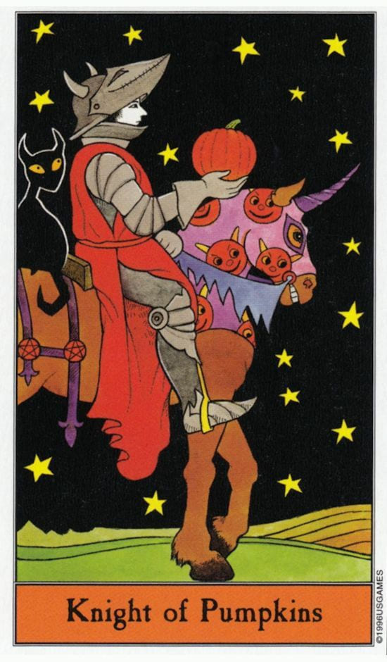 Knight of Pentacles — Halloween Tarot