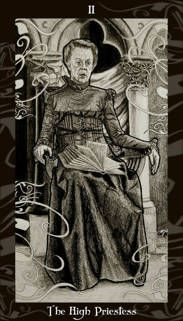 The High Priestess — Harry Potter Tarot