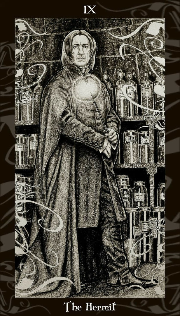 The Hermit — Harry Potter Tarot