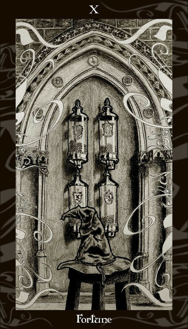 La Rueda de la Fortuna — Tarot de Harry Potter