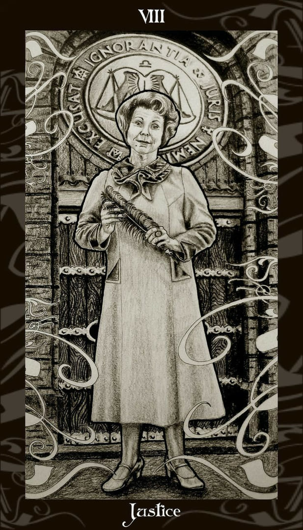 La Justicia — Tarot de Harry Potter