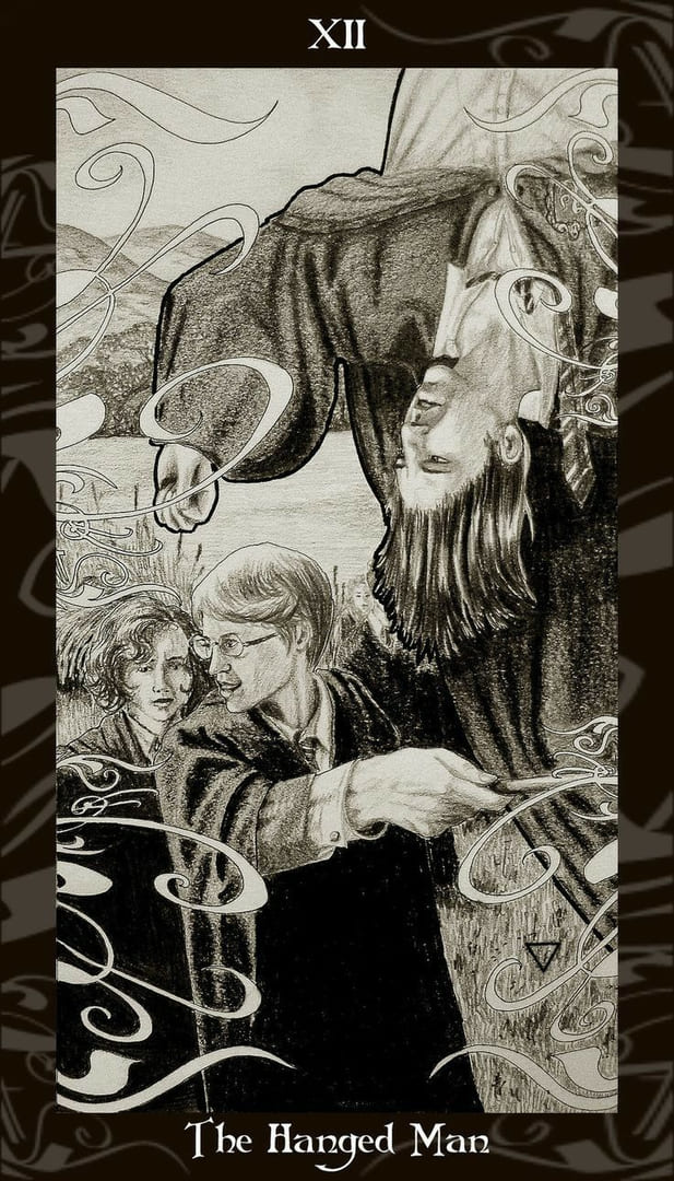 The Hanged Man — Harry Potter Tarot