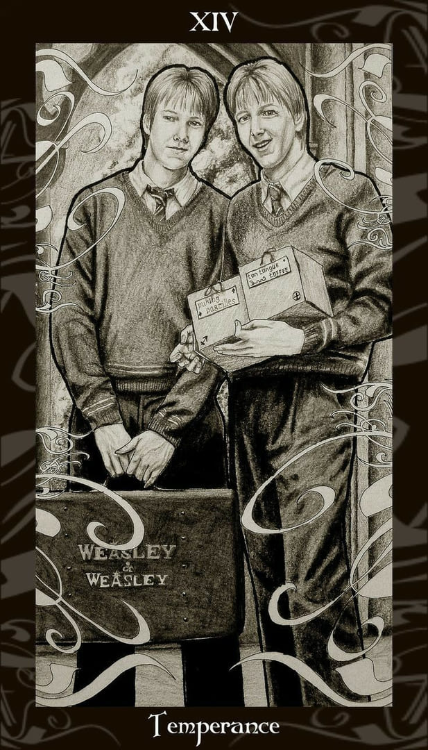 La Templanza — Tarot de Harry Potter