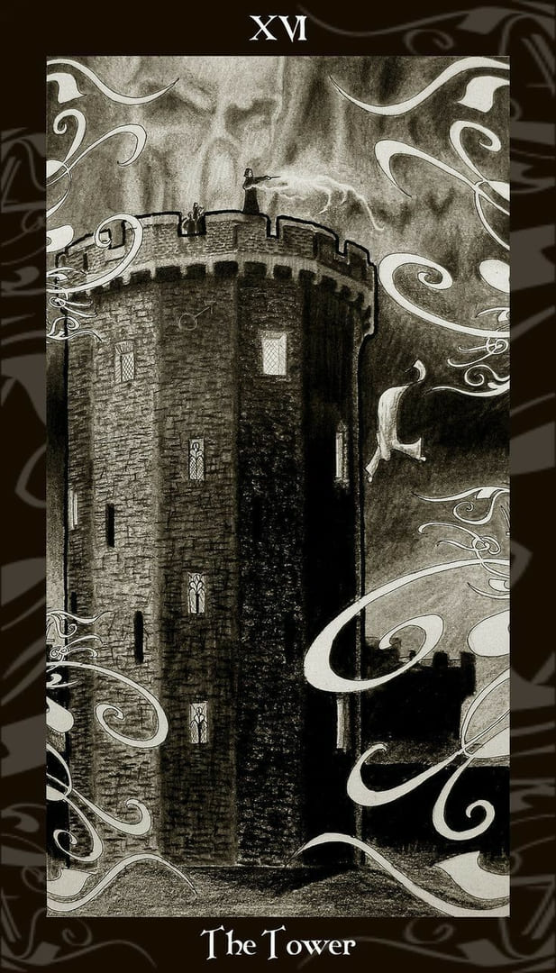 The Tower — Harry Potter Tarot
