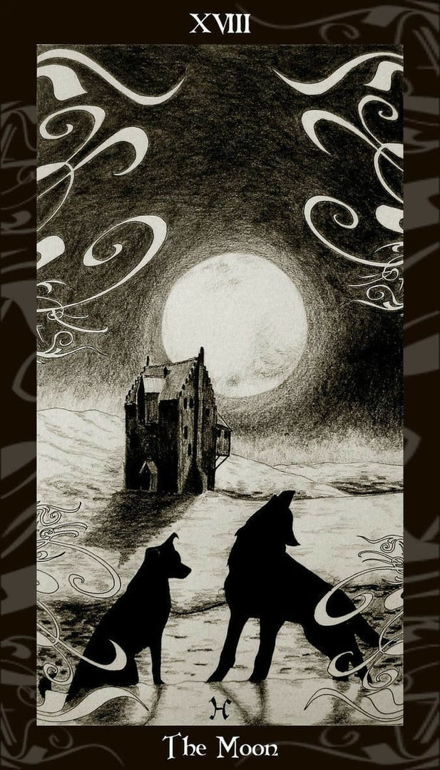 The Moon — Harry Potter Tarot