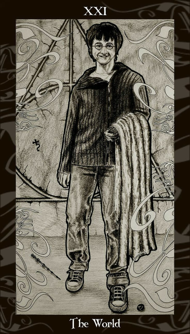 The World — Harry Potter Tarot
