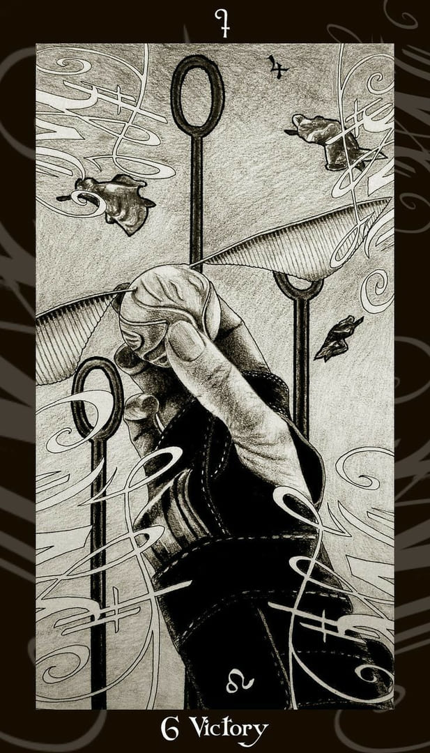 Six of Wands — Harry Potter Tarot