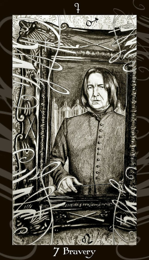 Seven of Wands — Harry Potter Tarot