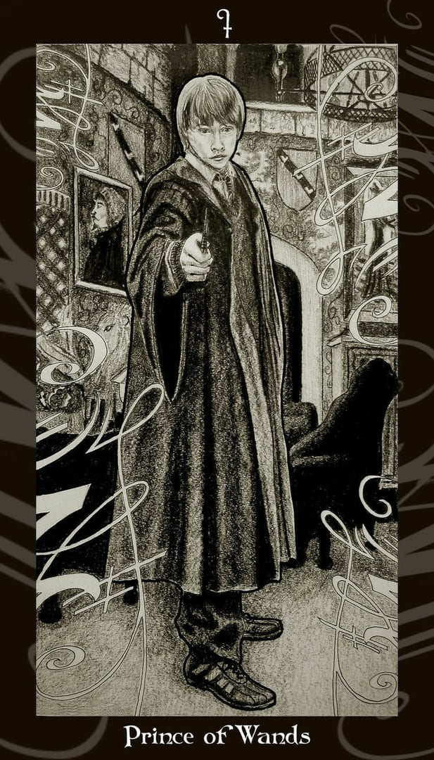 Knight of Wands — Harry Potter Tarot