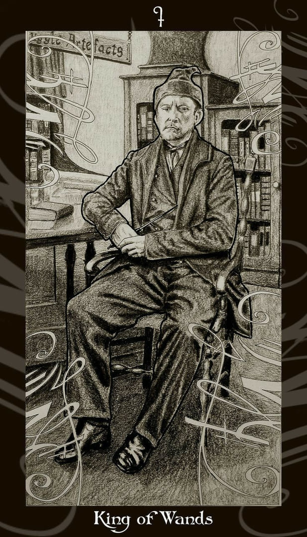King of Wands — Harry Potter Tarot