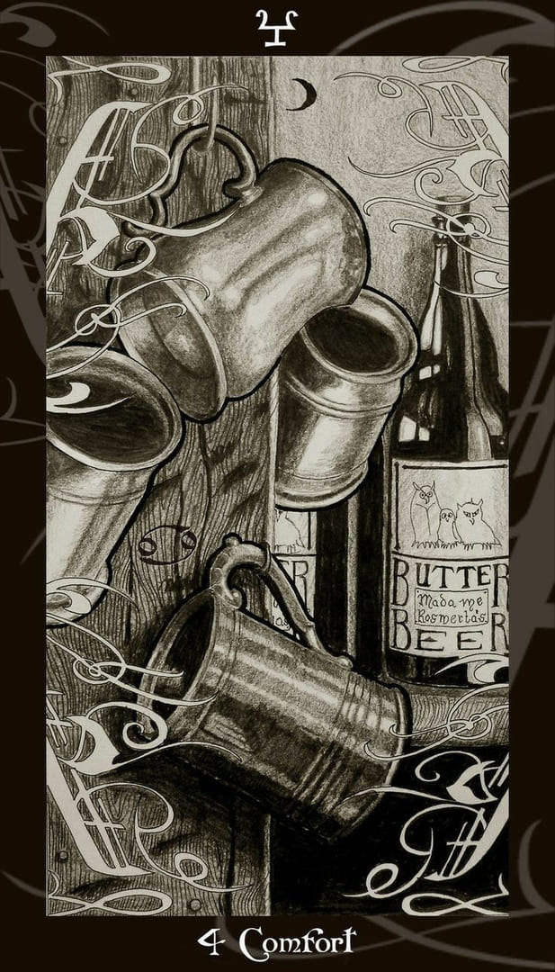 Four of Cups — Harry Potter Tarot