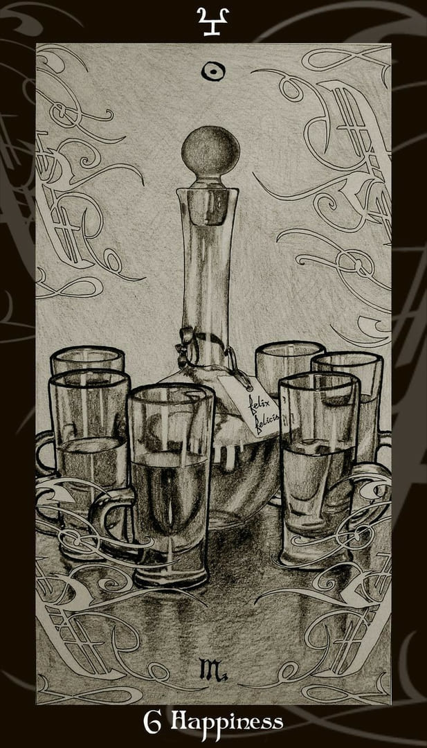 Six of Cups — Harry Potter Tarot