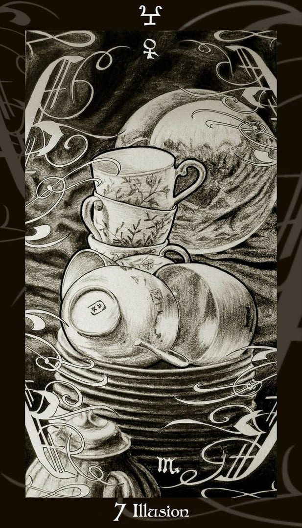 Seven of Cups — Harry Potter Tarot