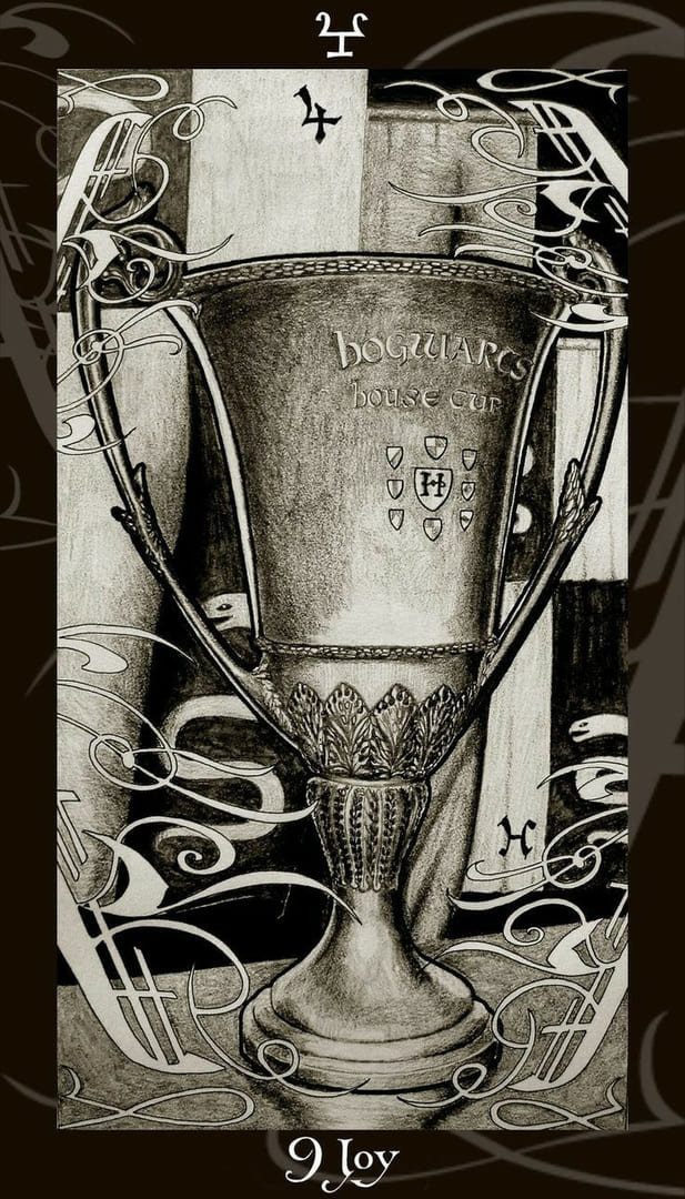 Nine of Cups — Harry Potter Tarot