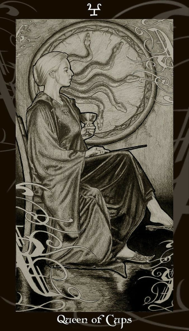 Queen of Cups — Harry Potter Tarot