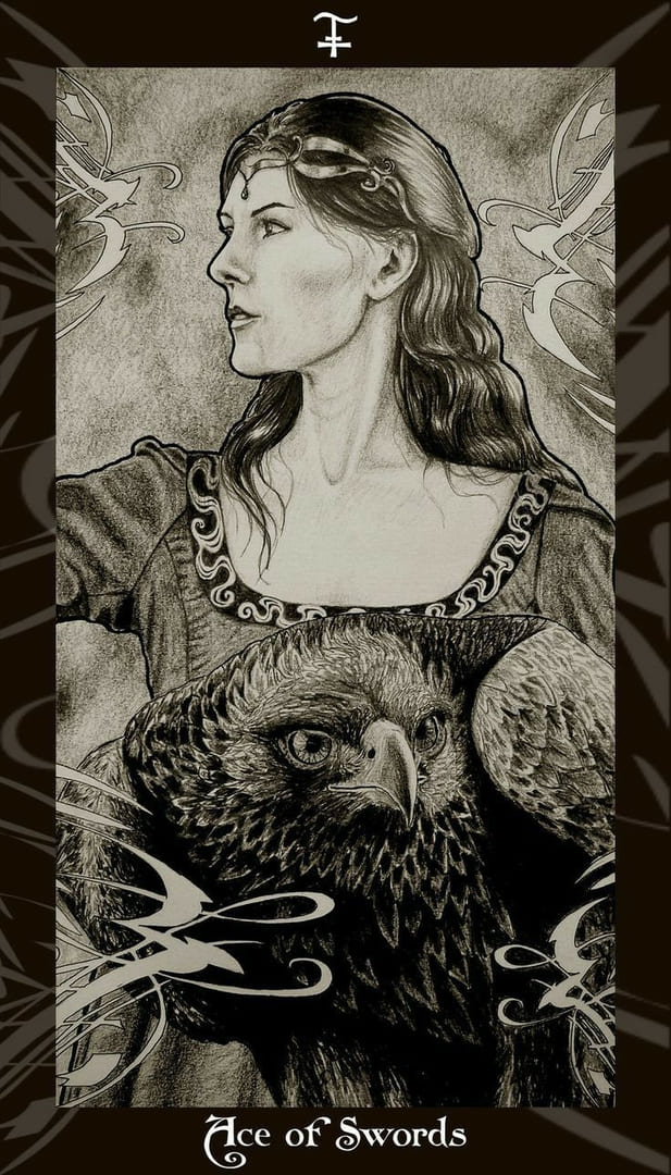 Ace of Swords — Harry Potter Tarot