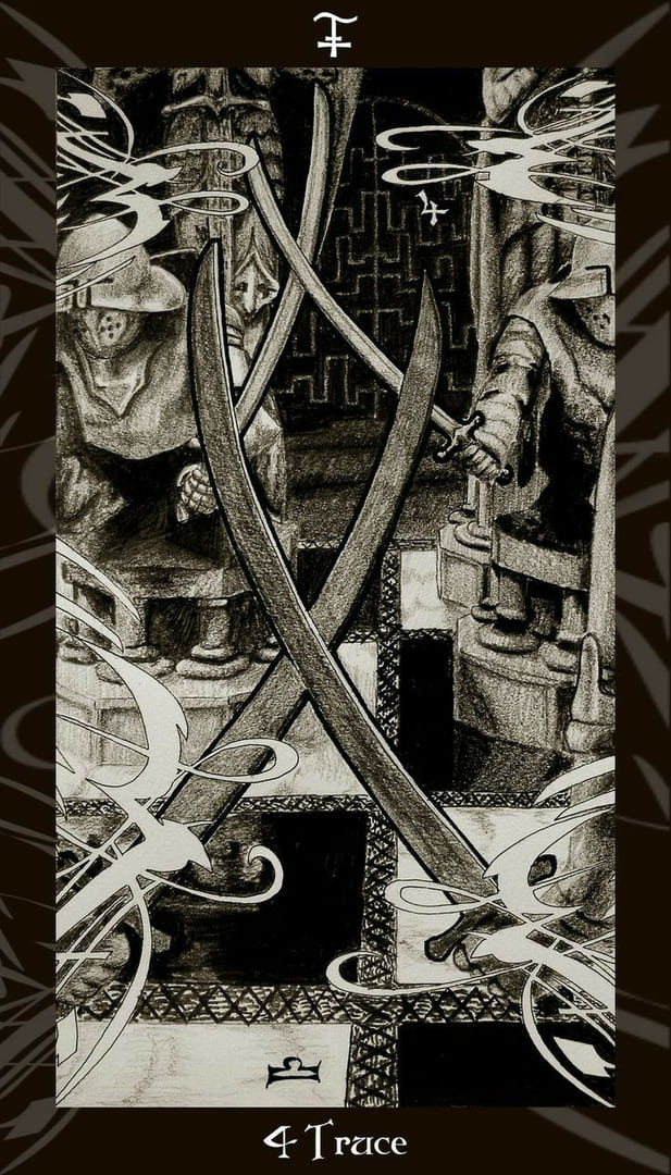 Four of Swords — Harry Potter Tarot