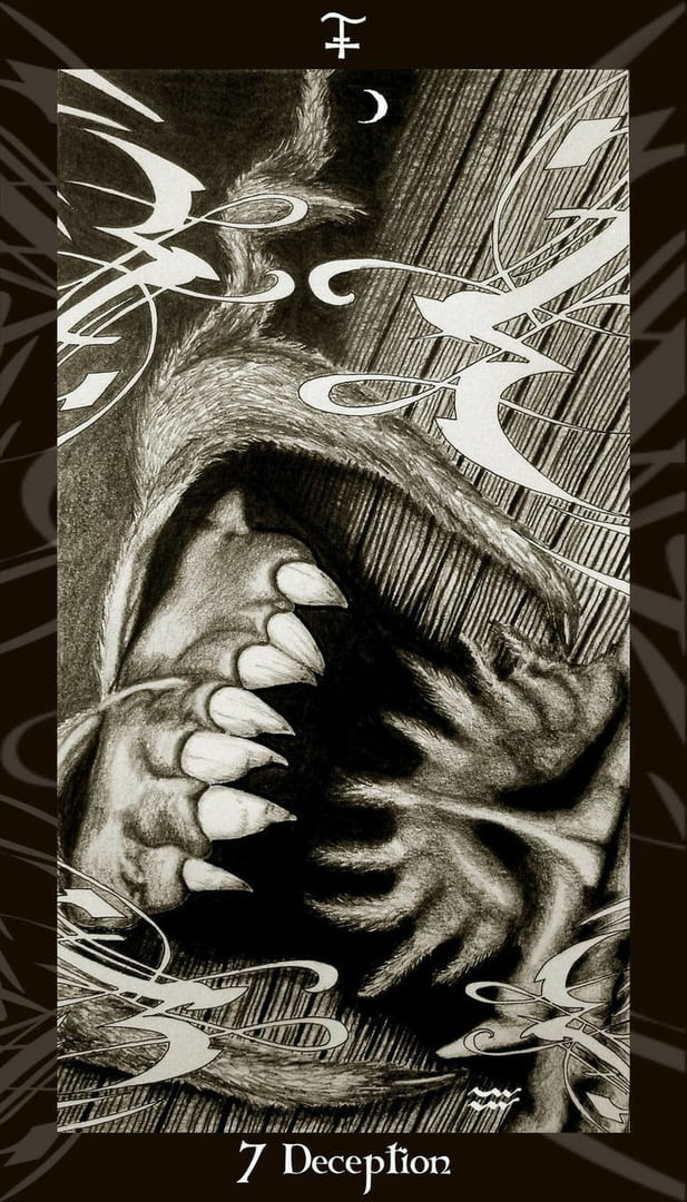 Seven of Swords — Harry Potter Tarot