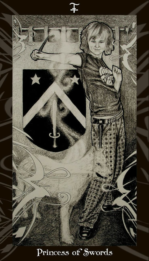 Page of Swords — Harry Potter Tarot