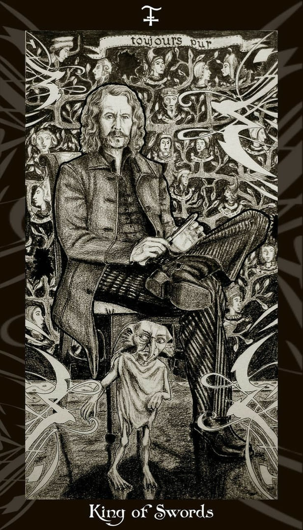 King of Swords — Harry Potter Tarot