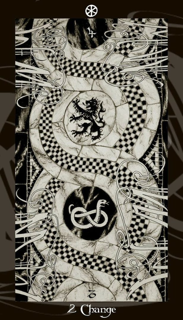 Two of Pentacles — Harry Potter Tarot