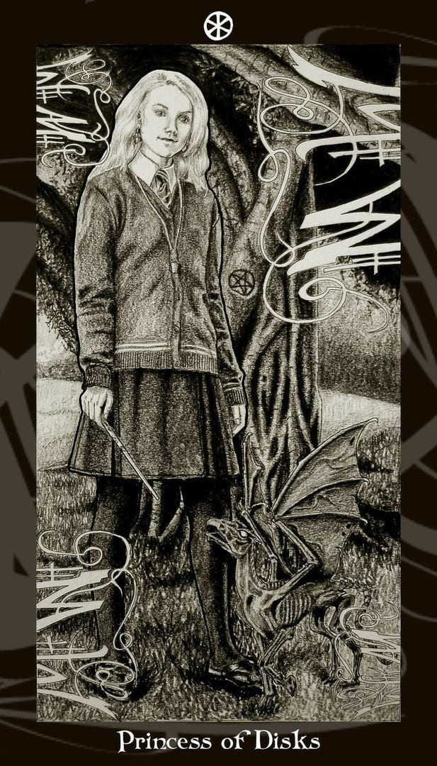 Sota de Oros — Tarot de Harry Potter