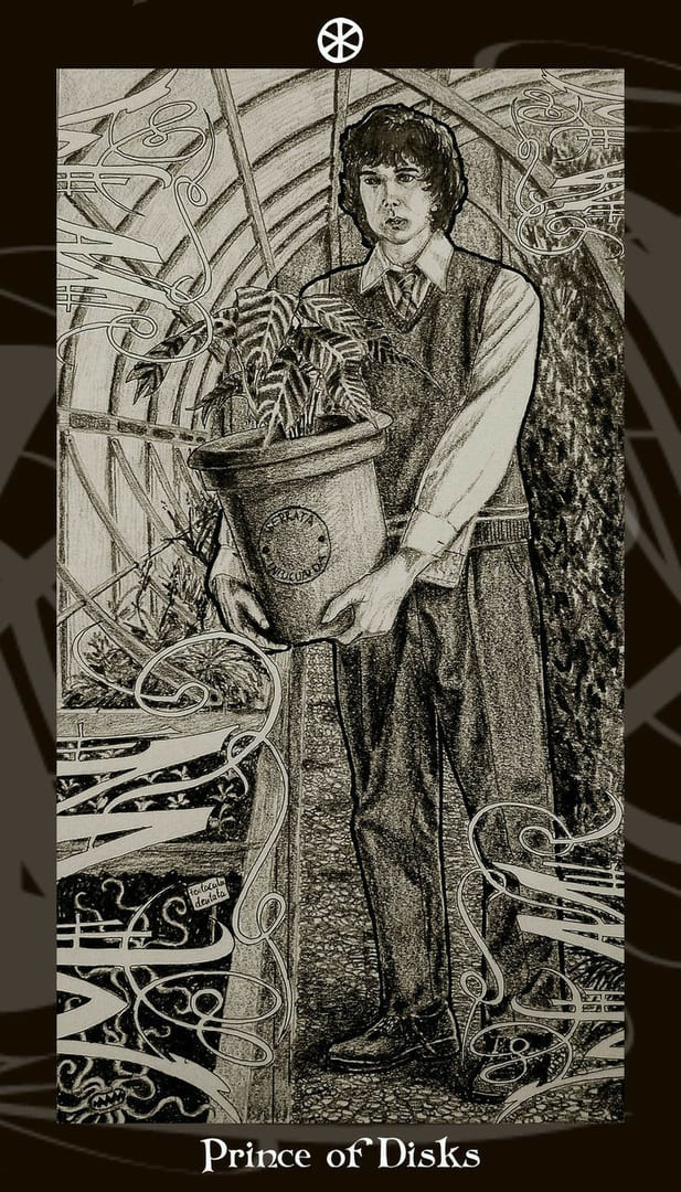 Knight of Pentacles — Harry Potter Tarot