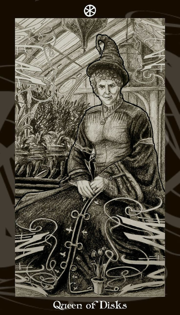 Queen of Pentacles — Harry Potter Tarot