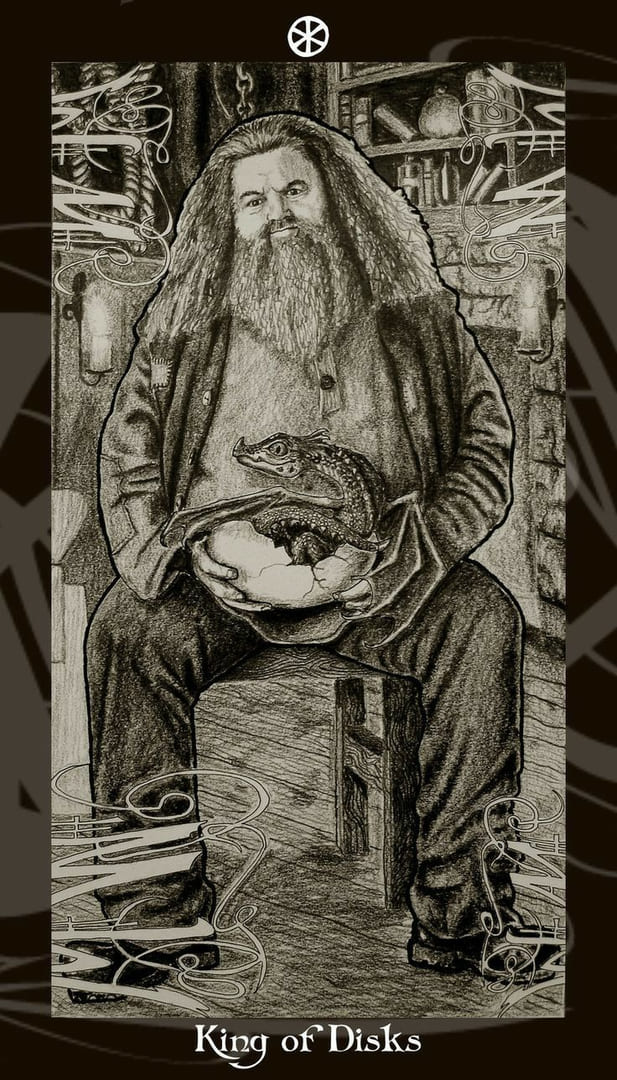 King of Pentacles — Harry Potter Tarot