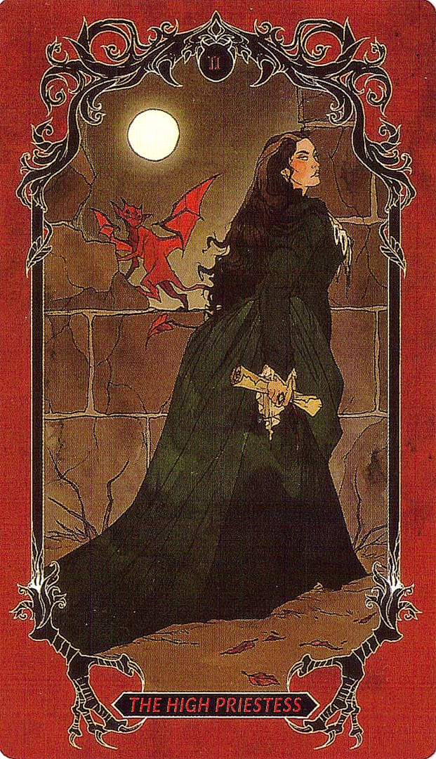 The High Priestess — Horror Tarot