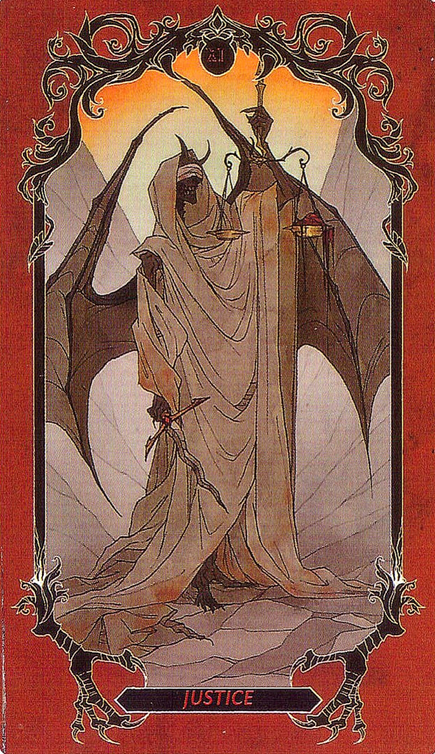 Justice — Horror Tarot