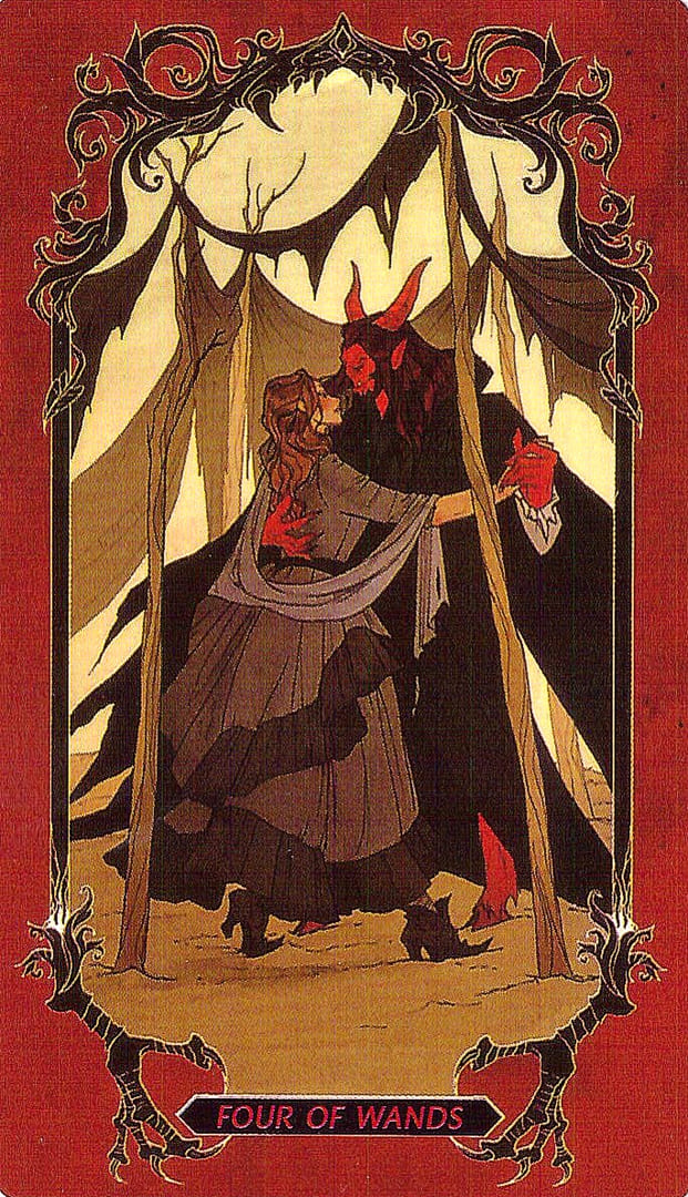 Four of Wands — Horror Tarot