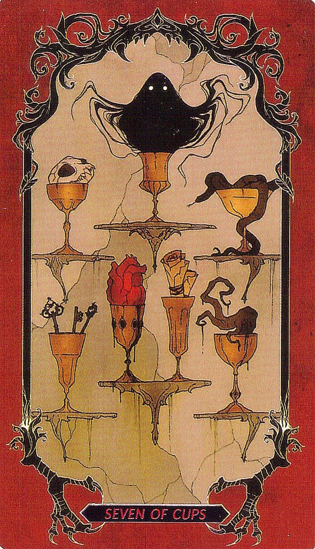Seven of Cups — Horror Tarot